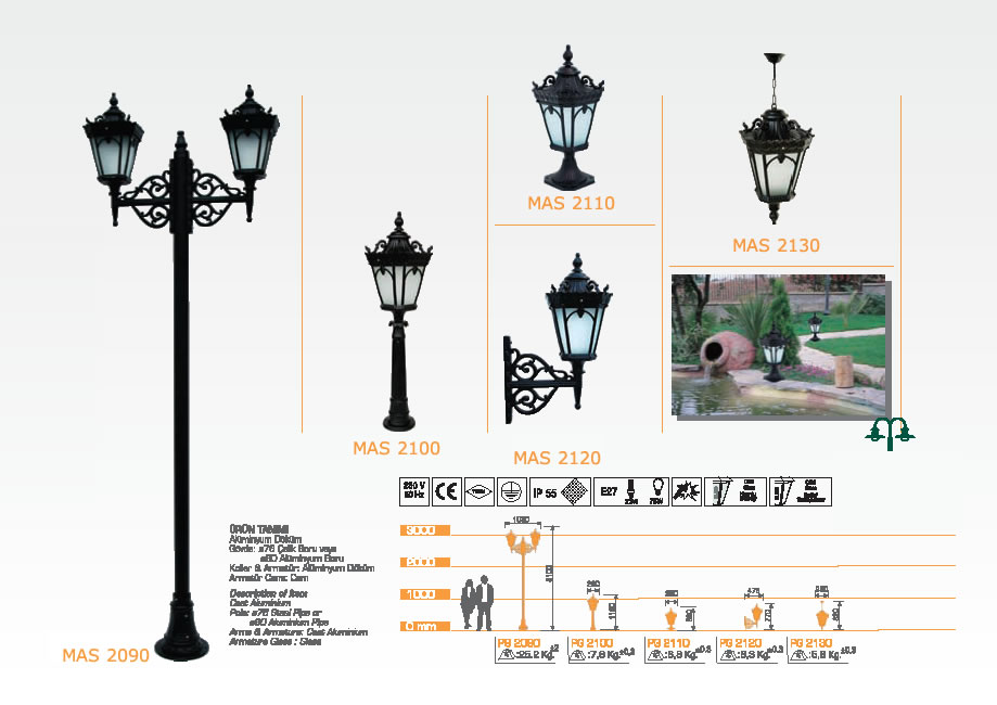 MAS BAHÇE AYDINLATMALARI